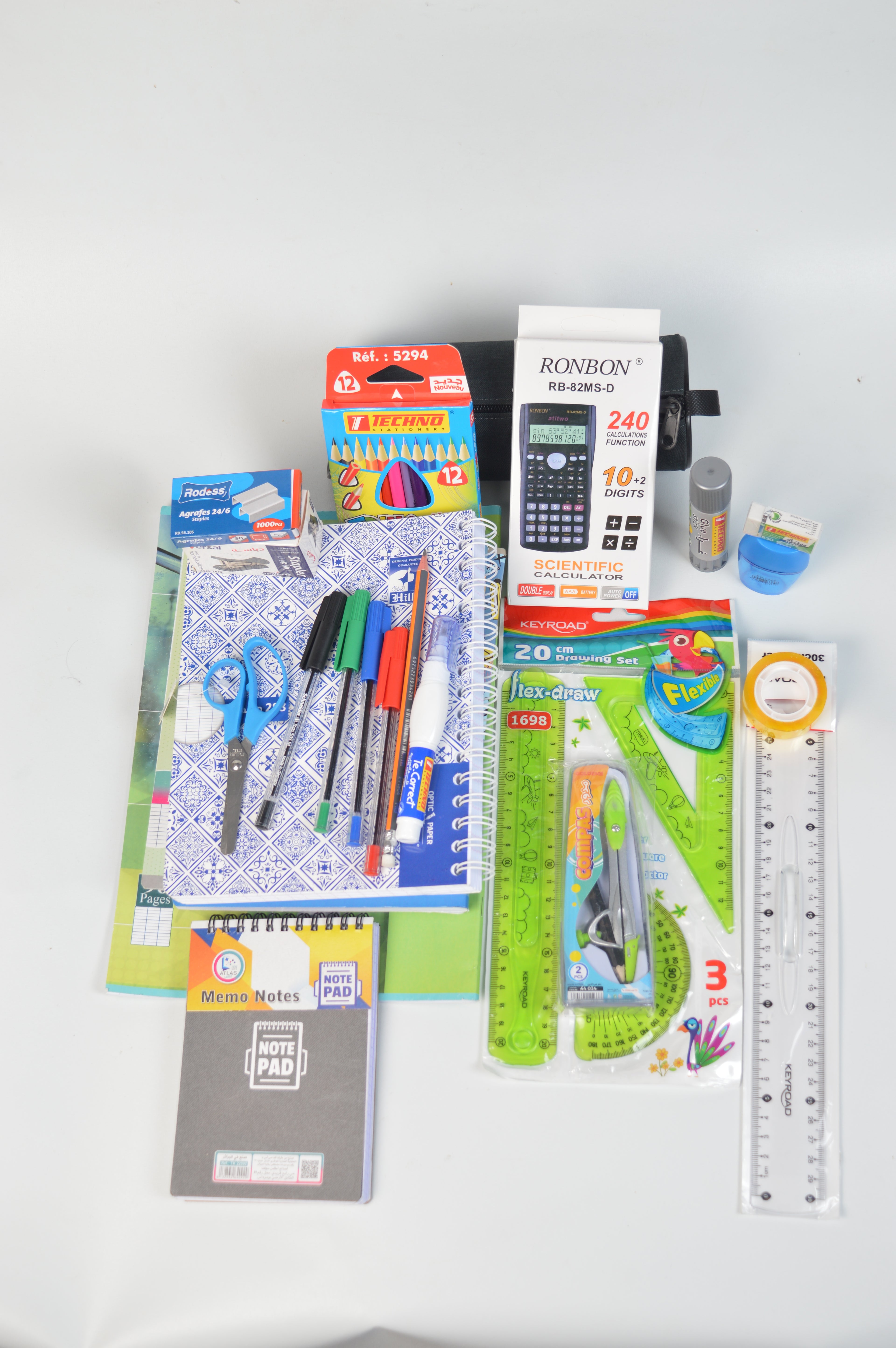 pack d'affaires scolaires